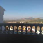 terraza exterior y vistas a la sierra